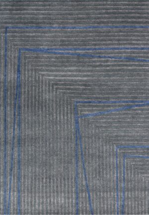 Textured Modern Transitional Rug 61050 by Nazmiyal Antique Rugs