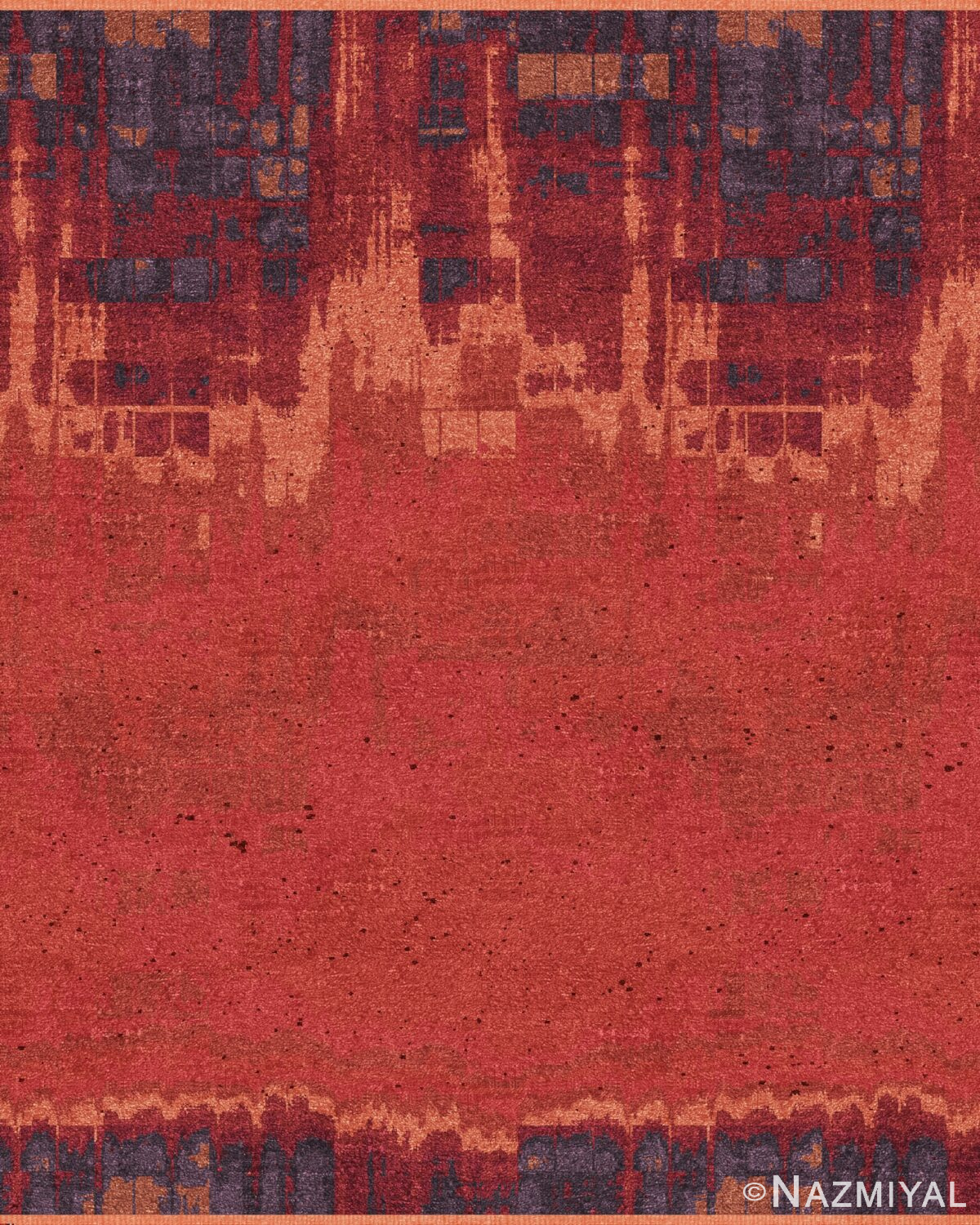 Abstract Modern Transitional Rug 61024 by Nazmiyal Antique Rugs