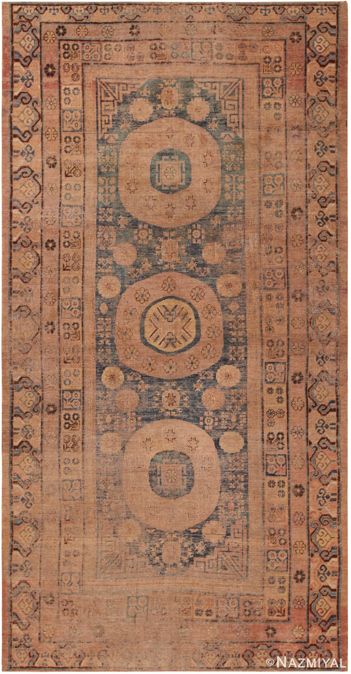 Antique Khotan East Turkestan Rug 71483 by Nazmiyal Antique Rugs