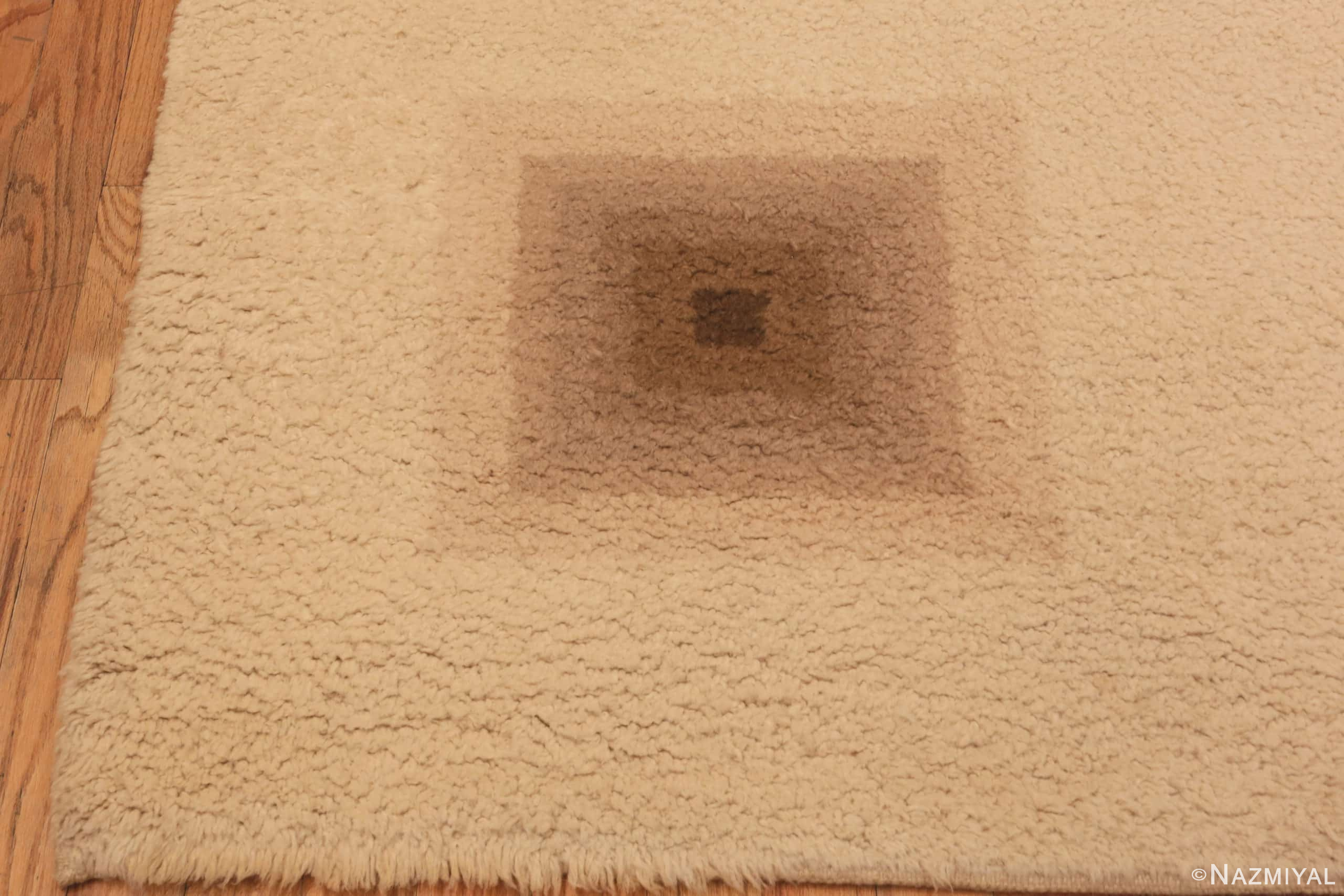 Corner Of Vintage Verner Panton Scandinavian Shag Rug 71492 by Nazmiyal Antique Rugs