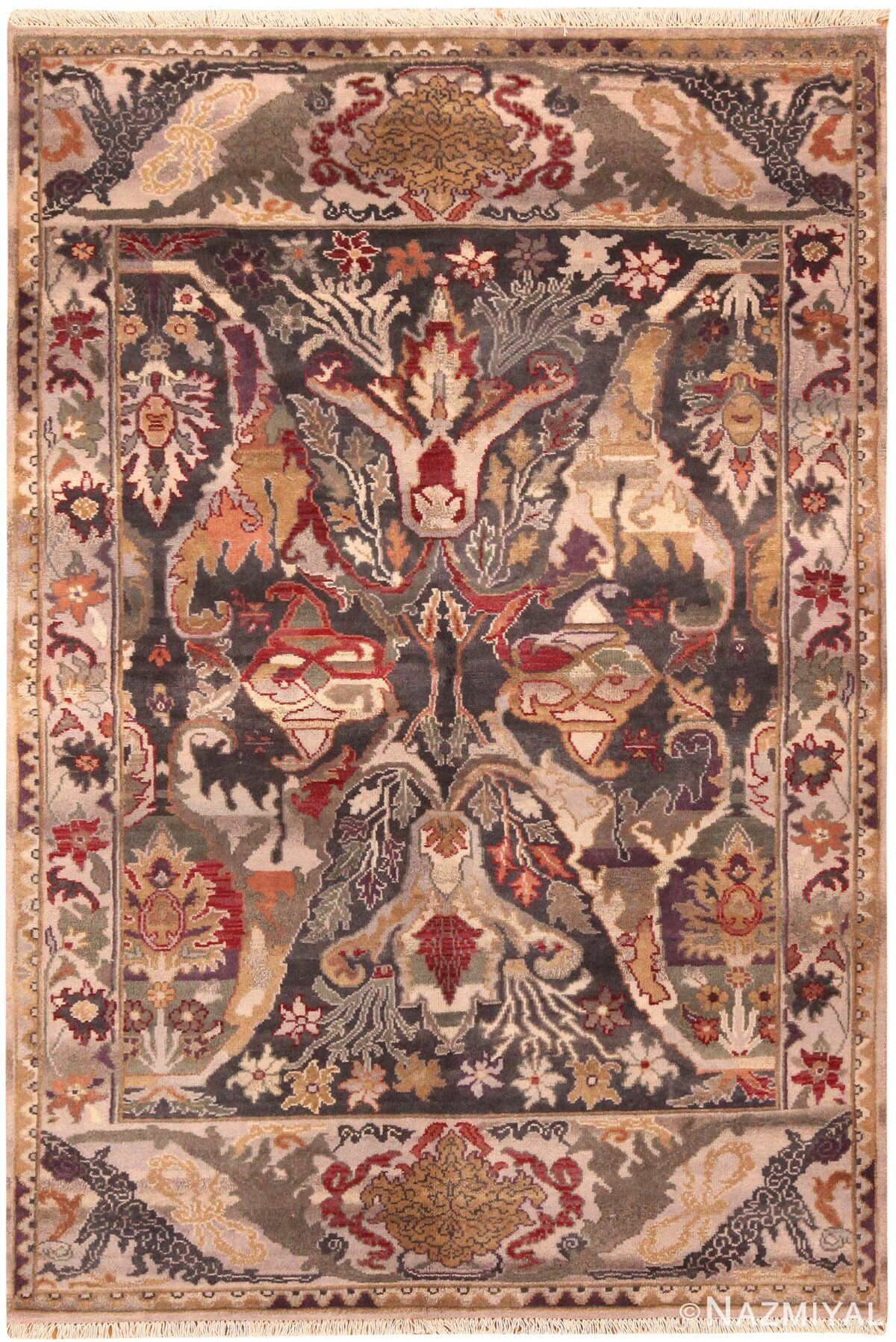 Modern Wagireh Sampler Rug 61011 by Nazmiyal Antique Rugs