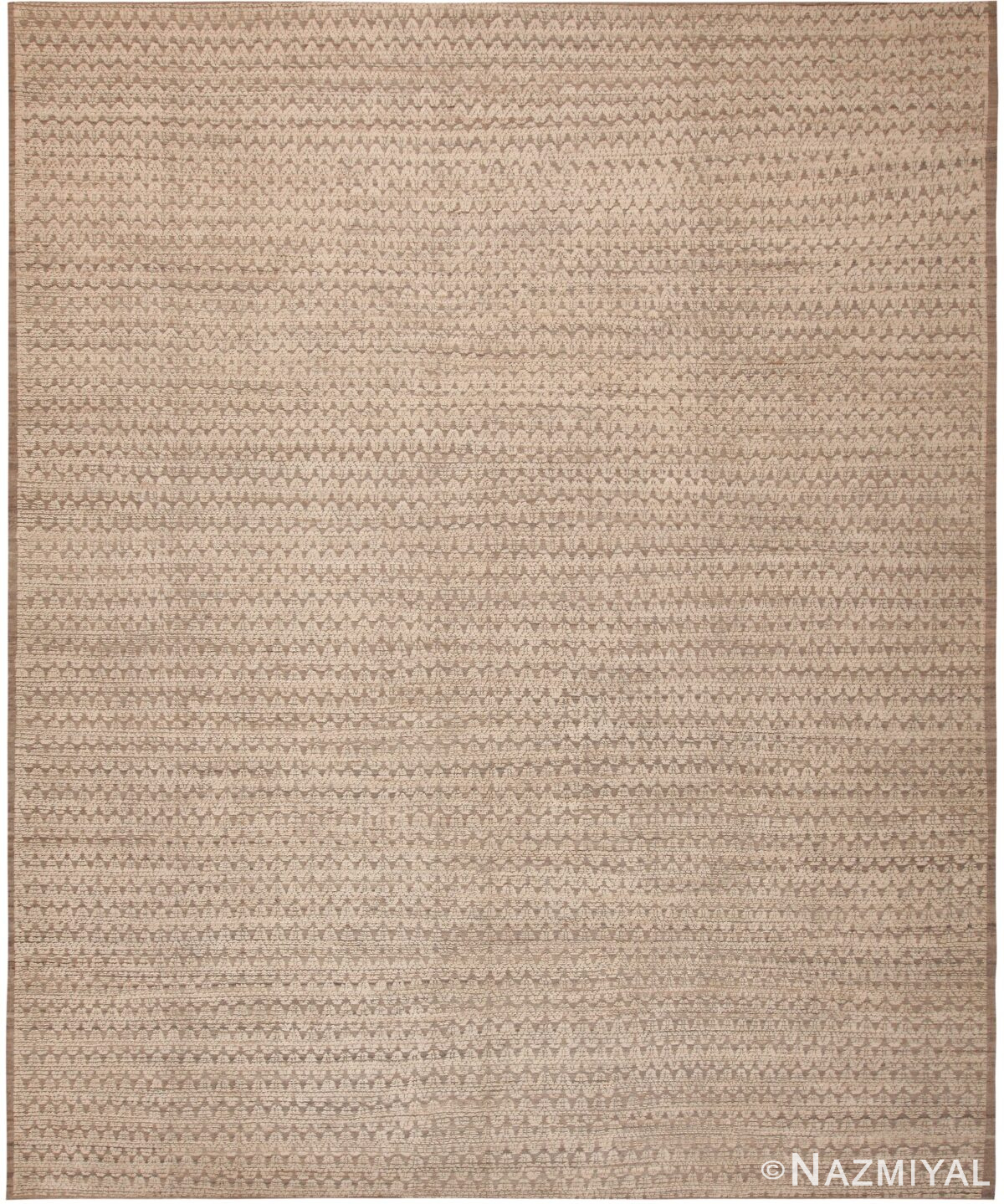 Soft Decorative Modern Moroccan Rug 61006 by Nazmiyal Antique Rugs