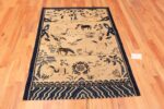 Whole View Of 18th Century Antique Chinese Animal Rug 71026 by Nazmiyal Antique Rugs