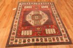 Whole View Of Antique Tribal Caucasian Karachopf Kazak Area Rug 71242 by Nazmiyal Antique Rugs