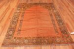 Whole View Of Antique Turkish Oushak Prayer Rug 71110 by Nazmiyal Antique Rugs