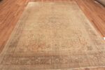 Whole View Of Decorative Vintage Silk Tabriz Persian Rug 71503 by Nazmiyal Antique Rugs