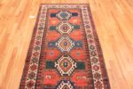 Whole View Of Superb Antique Caucasian Kazak Runner 71160 by Nazmiyal Antique Rugs