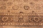 Border Of Vintage Persian Tabriz Rug 45768 by Nazmiyal Antique Rugs