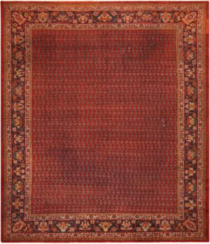 Antique Persian Mahal Rug 71640 by Nazmiyal Antique Rugs