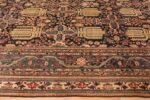 Border Of Large Antique Khorassan Doroksh Persian Rug 71505 by Nazmiyal Antique Rugs