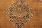 Center Of Vintage Persian Qum Silk Rug 71523 by Nazmiyal Antique Rugs