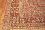 Corner Of Large Antique Turkish Ghiordes Area Rug 70394 by Nazmiyal Antique Rugs