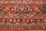 Detail Of Large Antique Persian Khorassan Rug 71451 by Nazmiyal Antique Rugs