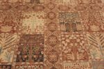 Detailed Of Large Antique Persian Garden Design Tabriz Rug 71433 by Nazmiyal Antique Rugs