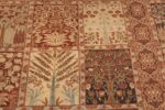 Details Of Large Antique Persian Garden Design Tabriz Rug 71433 by Nazmiyal Antique Rugs