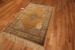 Side Of Vintage Persian Qum Silk Rug 71523 by Nazmiyal Antique Rugs