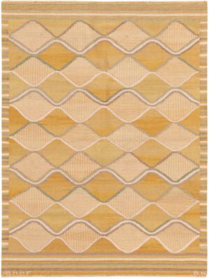 Vintage Scandinavian Kilim By Barbro Nilsson For Marta Maas 71661 by Nazmiyal Antique Rugs