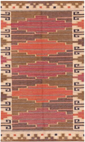 Vintage Scandinavian Marta Maas Kilim Rug 71667 by Nazmiyal Antique Rugs