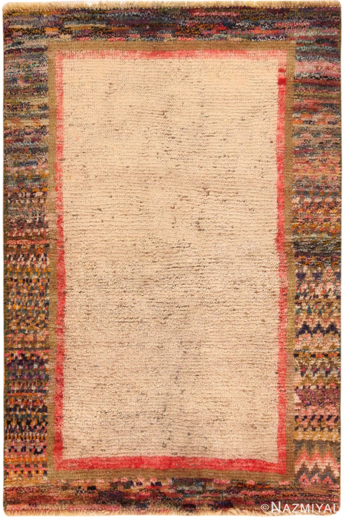 Vintage Persian Gabbeh Rug 71656 by Nazmiyal Antique Rugs