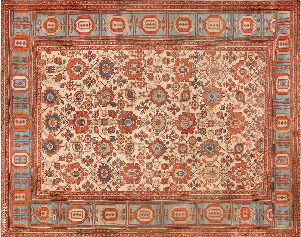 Large Antique Persian Bakshaish Rug Large Antique Persian Bakshaish Rug by Nazmiyal Antique Rugs