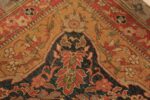 Back Of Animal Design Large Antique Indian Agra Rug 71575 by Nazmiyal Antique Rugs