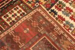 Back Of Antique Caucasian Kazak Sewan Rug 71614 by Nazmiyal Antique Rugs
