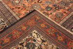 Back Of Antique Persian Tabriz Area Rug 71574 by Nazmiyal Antique Rugs
