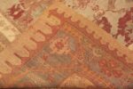 Back Of Antique Turkish Oushak Rug 71456 by Nazmiyal Antique Rugs