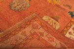 Back Of Antique Turkish Oushak Runner Rug 71596 by Nazmiyal Antique Rugs