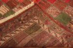 Back Of Colorful Vintage Persian Gabbeh Rug 71658 by Nazmiyal Antique Rug