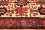 Border Of Antique Persian Heriz Area Rug 71660 by Nazmiyal Antique Rugs