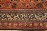 Border Of Antique Persian Tabriz Area Rug 71574 by Nazmiyal Antique Rugs