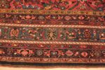 Border Of Oversized Antique Persian Bidjar Rug 71639 by Nazmiyal Antique Rugs