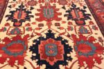 Center Of Antique Persian Heriz Area Rug 71660 by Nazmiyal Antique Rugs