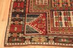 Corner Of Antique Caucasian Kazak Sewan Rug 71614 by Nazmiyal Antique Rugs