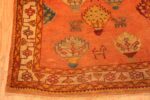 Corner Of Antique Turkish Oushak Runner Rug 71596 by Nazmiyal Antique Rugs