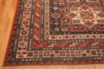 Corner Of Large Antique Caucasian Soumak Rug 71603 by Nazmiyal Antique Rugs