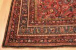 Corner Of Oversized Antique Persian Bidjar Rug 71639 by Nazmiyal Antique Rugs