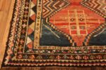 Corner Of Vintage Persian Gabbeh Rug 71587 by Nazmiyal Antique Rugs