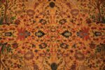 Detail Of Animal Design Large Antique Indian Agra Rug 71575 by Nazmiyal Antique Rugs
