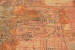 Detail Of Vintage Scandinavian Paul Klee Rug 71616 by Nazmiyal Antique Rugs