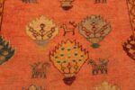 Detailed Of Antique Turkish Oushak Runner Rug 71596 by Nazmiyal Antique Rugs
