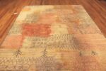 Detailed Of Vintage Scandinavian Paul Klee Rug 71616 by Nazmiyal Antique Rugs