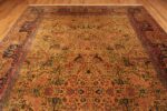 Detailed Of Animal Design Large Antique Indian Agra Rug 71575 by Nazmiyal Antique Rugs
