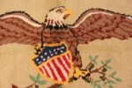 Eagle Of Antique Hooked American Eagle Rug 41024 by Nazmiyal Antique Rugs