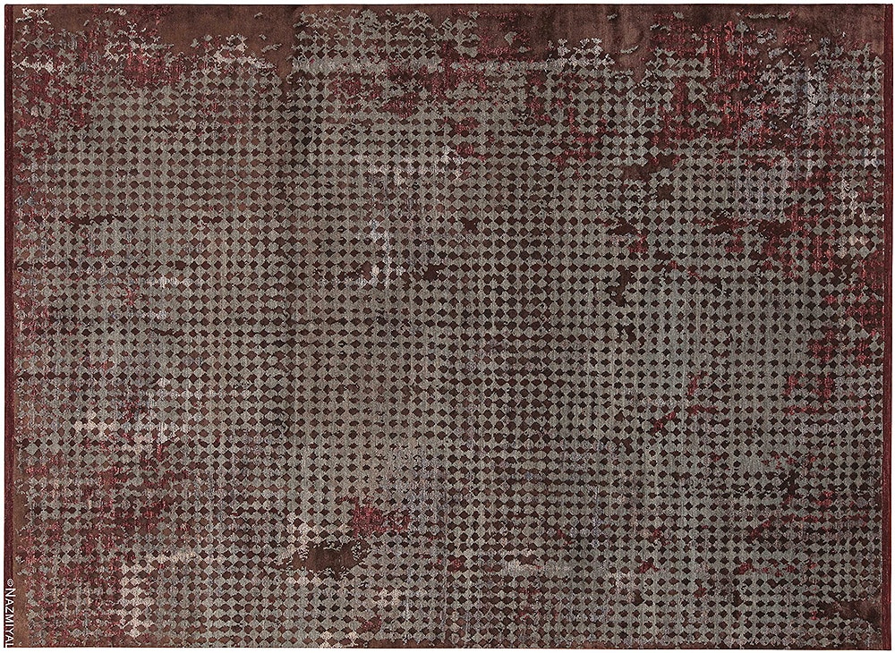 Modern Transitional Abstract Rug by Nazmiyal Antique Rugs