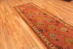 Side Of Antique Turkish Oushak Runner Rug 71596 by Nazmiyal Antique Rugs