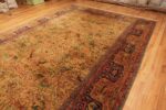 Side Of Animal Design Large Antique Indian Agra Rug 71575 by Nazmiyal Antique Rugs