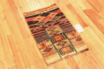 Side Of Vintage Tribal Design Persian Gabbeh Rug 71657 by Nazmiyal Antique Rugs