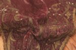 Texture Of Antique European Embroidery 3391 by Nazmiyal Antique Rugs
